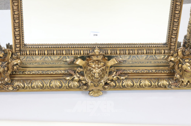 Historismus-Wandspiegel,