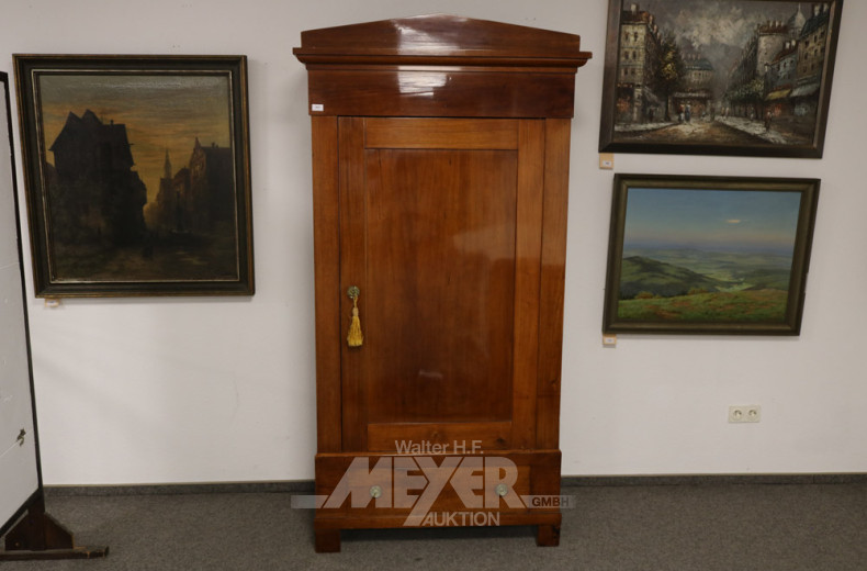 Biedermeier-Garderobenschrank,