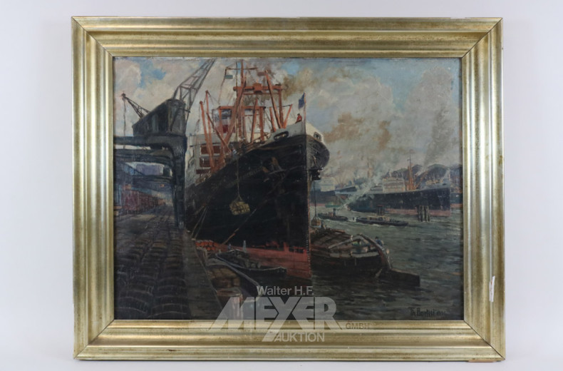 Gemälde, ''Frachter President Roosevelt