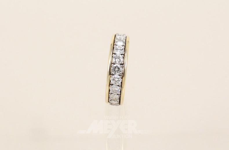 Allianzring, 585er GG, besetzt mit