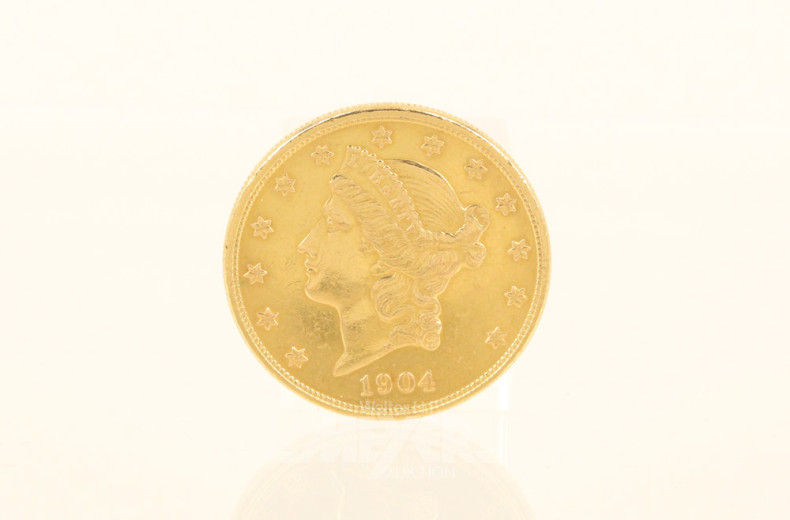 Goldmünze, 20 Dollar ''Liberty-Head''