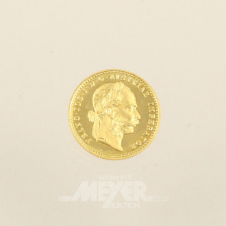 7 kl. Goldmünzen, 1 Dukate, 1915
