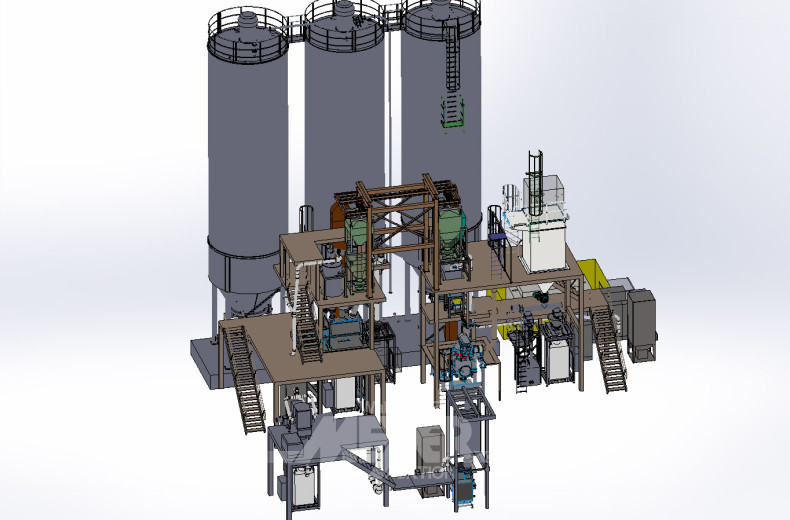 Düngemittelproduktionslinie