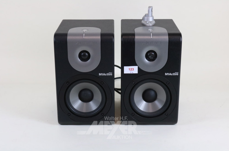 4 Lautsprecherboxen ALESIS, schwarz