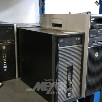 3 Towercomputer HP sowie 1 Server HP Z620,