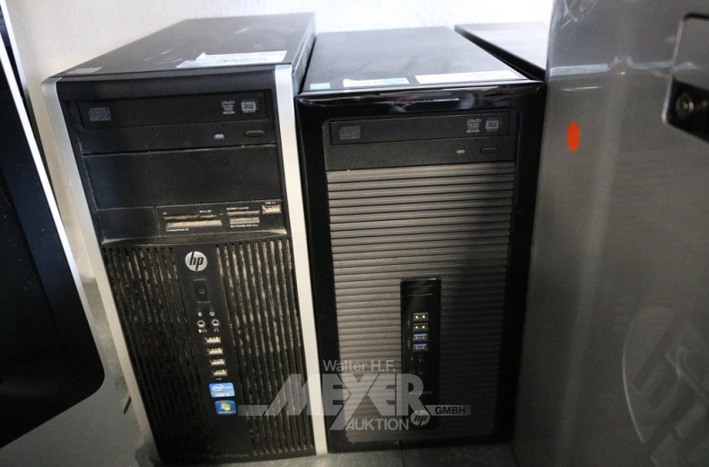 3 Towercomputer HP sowie 1 Server HP Z620,