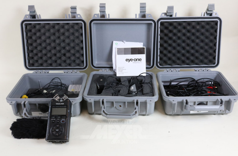 Posten versch. Tonaufnahmetechnik