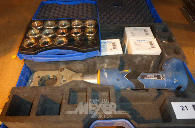 Akku-Kabelquetschzange