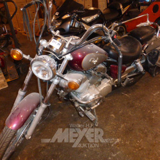 Motorrad YAMAHA, weinrot-metallic