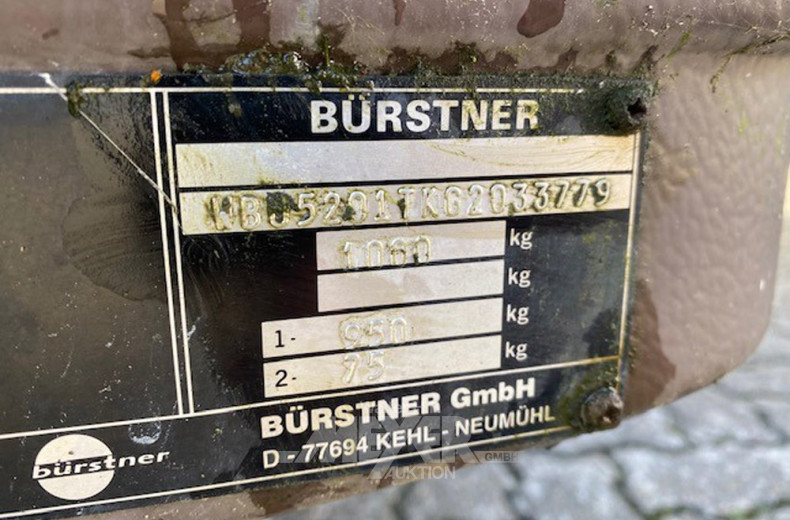 Wohnwagen Bürstner, einachsig, beige