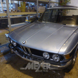 BMW 2500, Oltimer, silber/ blau-metallic