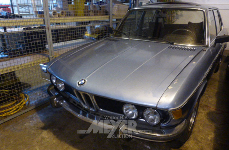 BMW 2500, Oltimer, silber/ blau-metallic