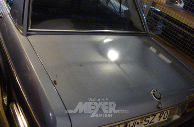 BMW 2500, Oltimer, silber/ blau-metallic