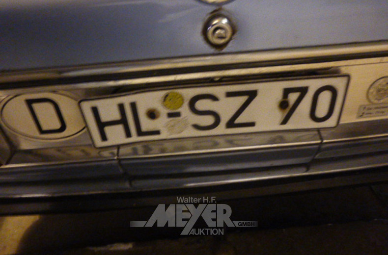 BMW 2500, Oltimer, silber/ blau-metallic