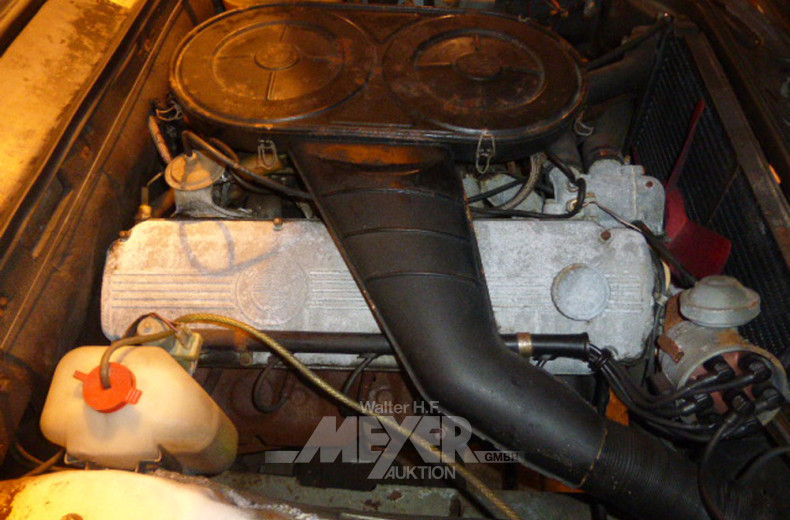 BMW 2500, Oltimer, silber/ blau-metallic