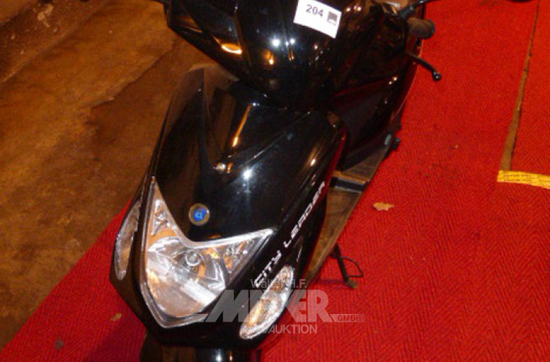 Motorroller ALPHAMOTORS, schwarz