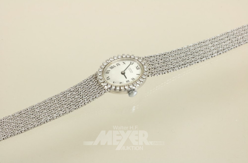 Damenarmbanduhr, 585er WG, ca. 43 g.,