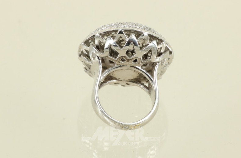 Damenring, 750er WG, Modellanfertigung