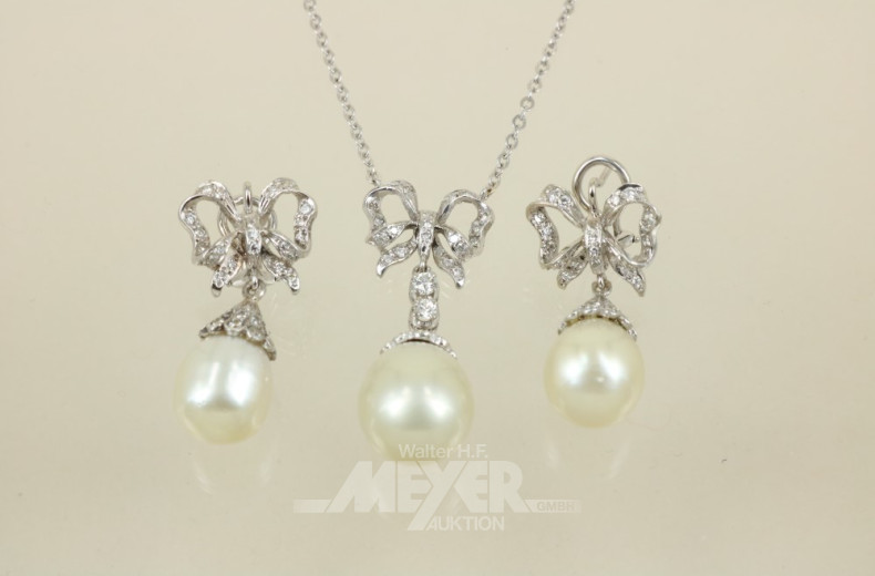 Schmuckgarnitur 2-tlg. best. aus: