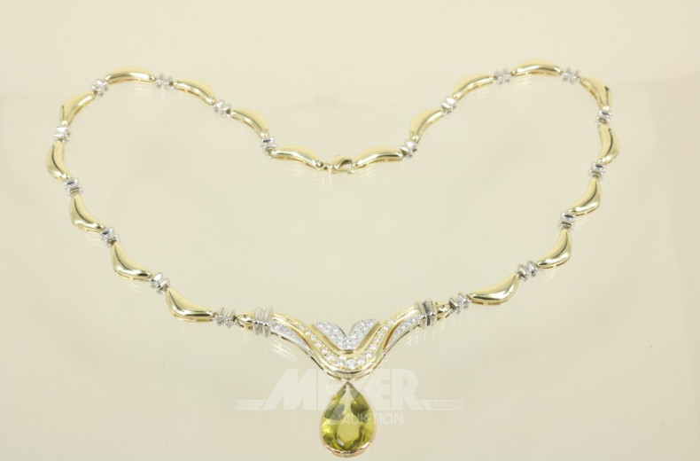 Collier, 585er GG, Modellanfertigung,