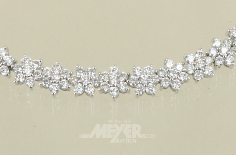 Armband, 750er WG, sternenförmig