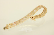 Armband, 750er GG, ca. 33 g.