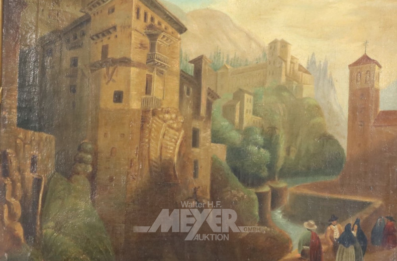 Gemälde ''südl. Burgansicht''