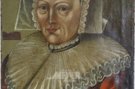 Gemälde ''Damen Portrait'', unsig.,