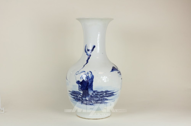 China-Bodenvase, 20. Jh.,