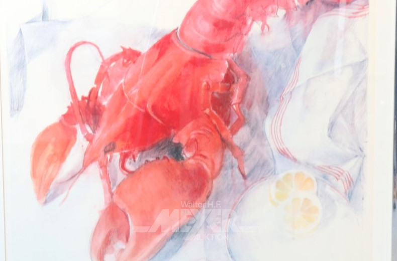 Lithografie ''Hummer'',