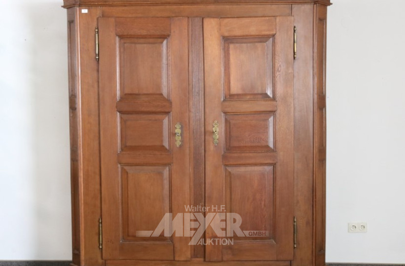 Hallen-Garderobenschrank 18 Jh., Eiche,