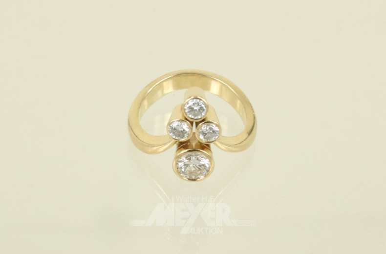 Damenring, 750er GG, Modellanfertigung