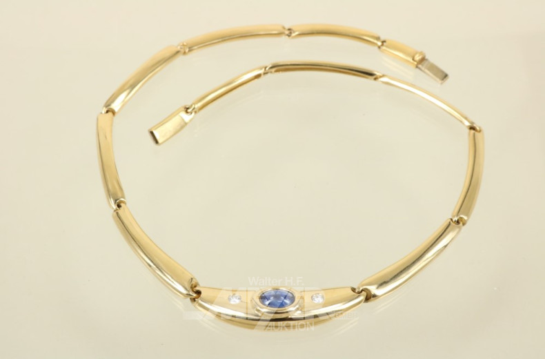 Collier, 750er GG, ca. 51,5 g.,