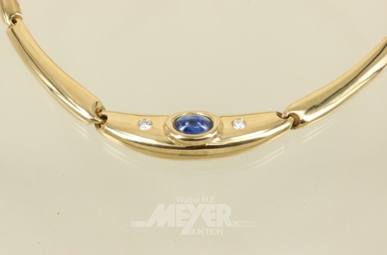 Collier, 750er GG, ca. 51,5 g.,