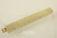 breites Gliederarmband, 585er GG,