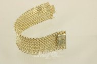 breites Gliederarmband, 585er GG,