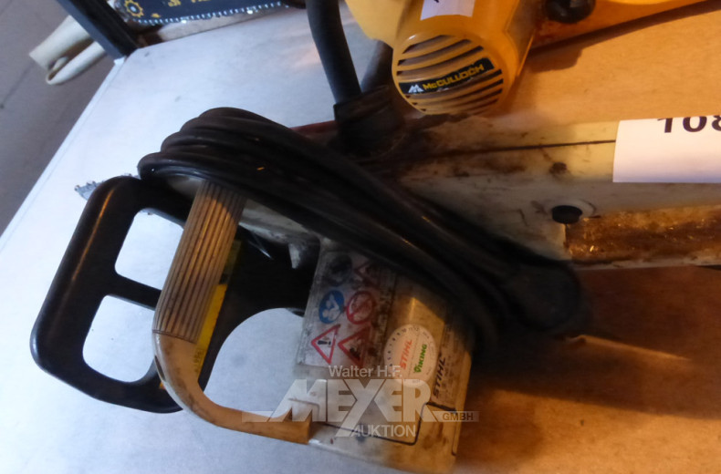 Elektro- Kettensäge