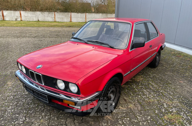 BMW 318 iA E30, Zinnoberrot,