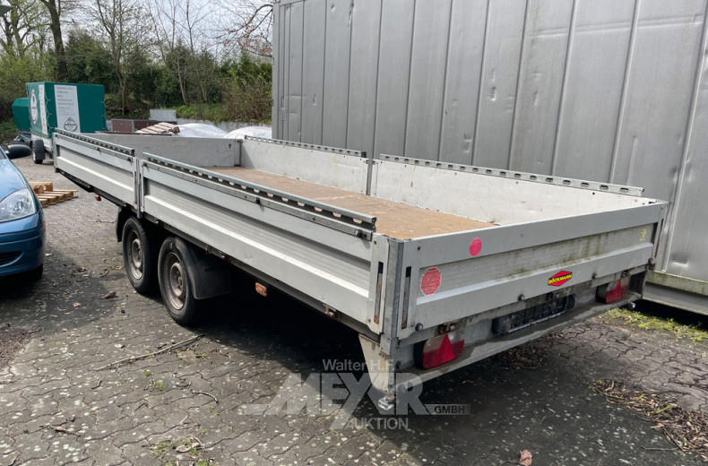 ALU-Tandemanhänger BÖCKMANN, Hochlader