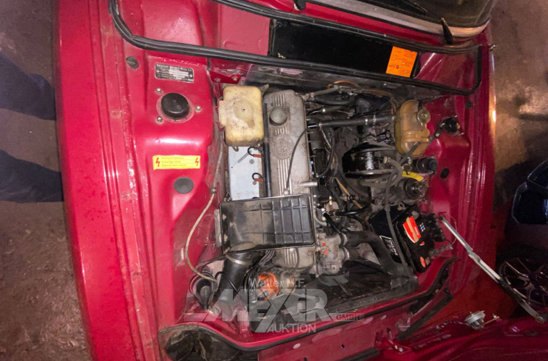 Oldtimer BMW 3.0l, rot