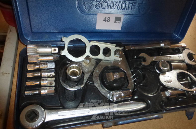 Steckschlüsselkasten für Armaturen