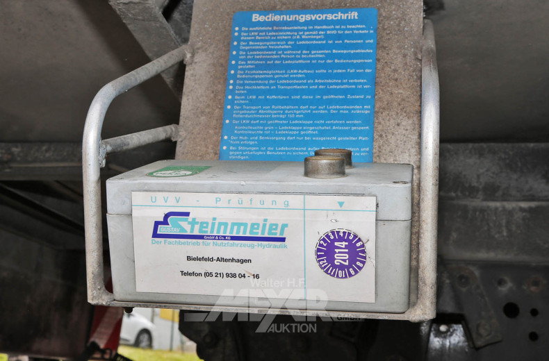 MERCEDES-BENZ 814, Plane u. Spriegel,