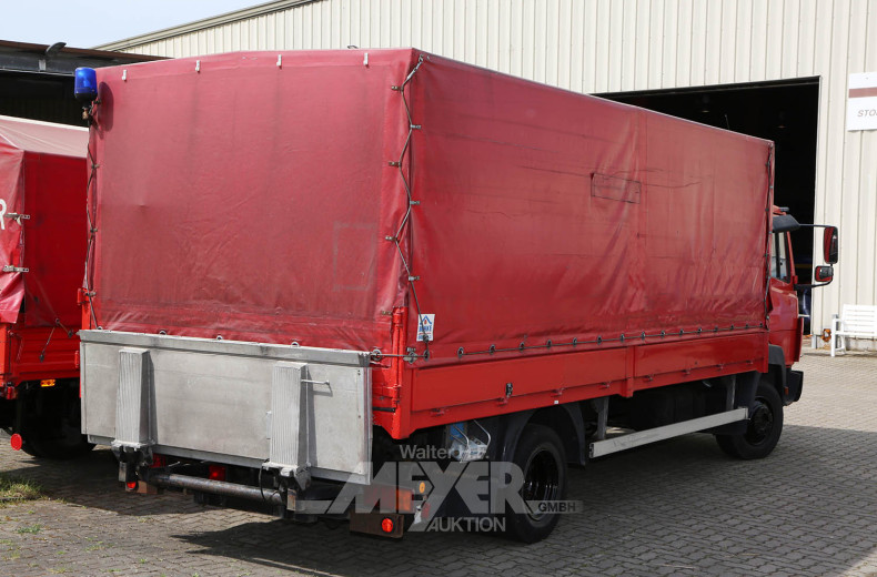 MERCEDES-BENZ 814, Plane u. Spriegel,