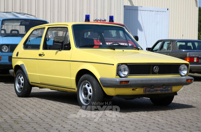 VOLKSWAGEN Golf I LS, gelb, Automatik