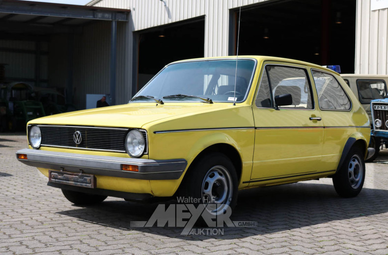 VOLKSWAGEN Golf I LS, gelb, Automatik