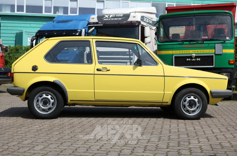 VOLKSWAGEN Golf I LS, gelb, Automatik