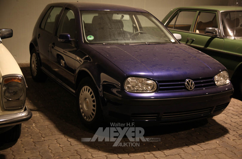 VOLKSWAGEN Golf IV, blau metallic,