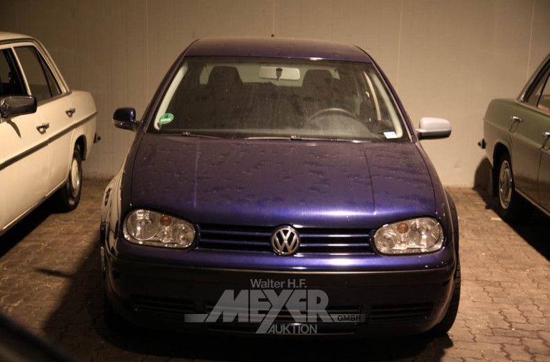 VOLKSWAGEN Golf IV, blau metallic,