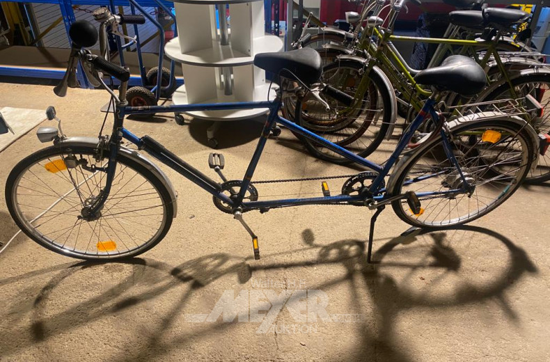 Tandemfahrrad WESERKRONE, blau, m.