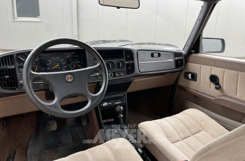 SAAB 900 Limousine, dunkelrot, 4-trg.,